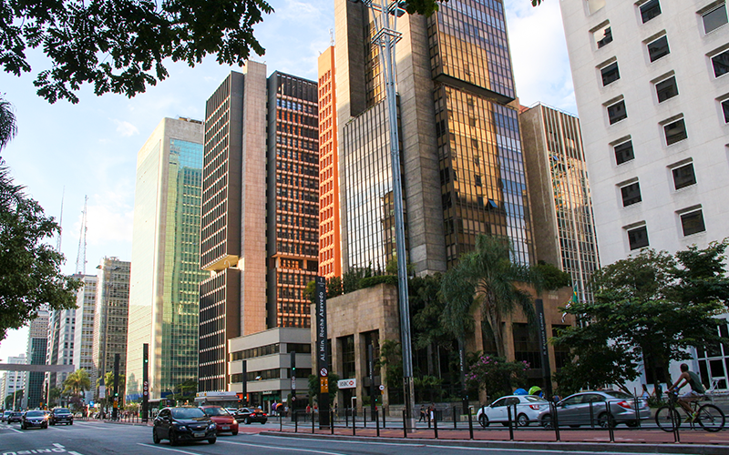 Prédios na Avenida Paulista